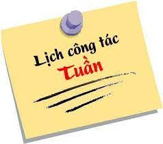 LỊCH CÔNG TÁC