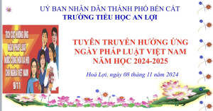 Hoạt động hưởng ứng Ngày pháp luật Việt Nam 09/11